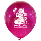 25 globos de cristal Cattex de 14 pulgadas. Me encantan los globos Looners.