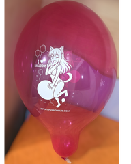 14 inch mira cat girl Cattex Crystal balloons i love balloons looner